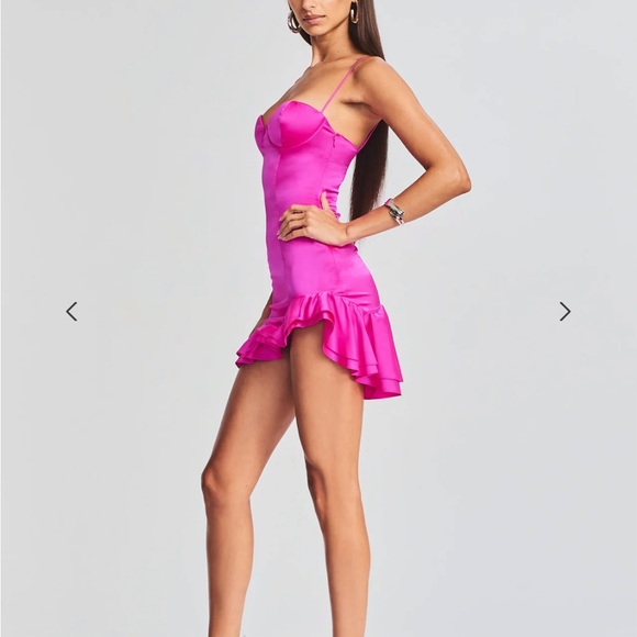 NEW Retrofete SILVANA SILK DRESS XS - Picture 5 of 5